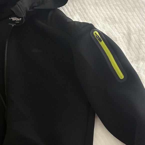 Lacoste Sport Black Loose Fit Jacket - Picture 3 of 4